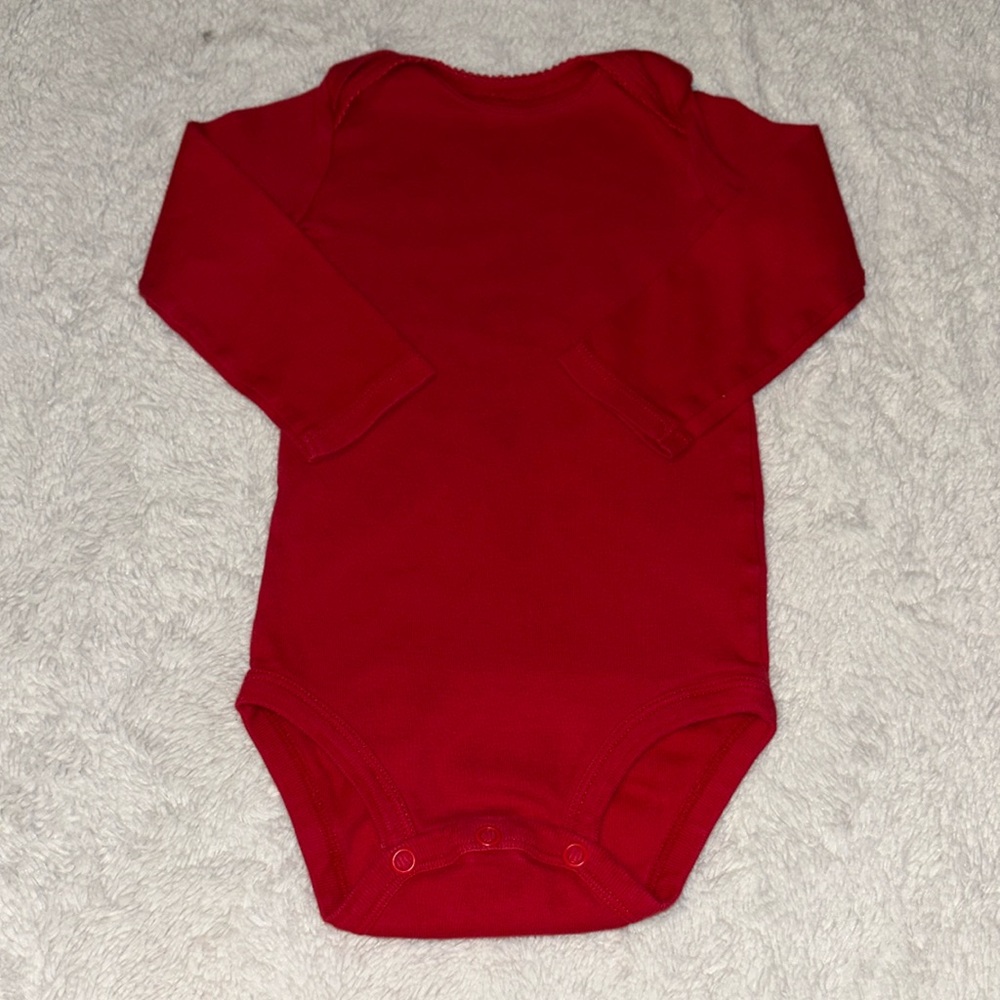 (3 for $10) carters red bodysuit/ onesie